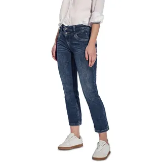 STREET ONE Jeans Jane 2-Knopf 49_59 7/8-Jeans im Casual Fit, Dark Blue Washed, 33W x 26L