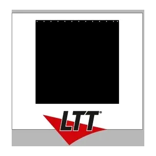 Premium Bühnenmolton B1 ca. 300 gr pro qm, 300 x 300 cm schwarz