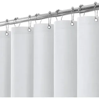 Duschvorhang Leinen Stoff Textil Badewannenvorhang Wasserdicht