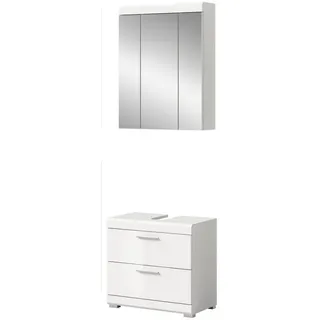 inn.furn Shawn 2-tlg. Weiß Hochglanz
