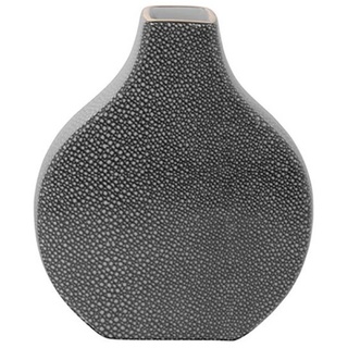 Fink Dekovase FINK Vase Minta - gold-grau - H. 23cm x B. 19,5cm (1 Stück) grau
