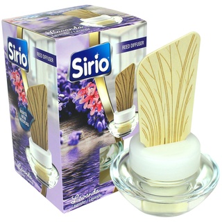 SIRIO 69603 Diffusor Raumduft mit Duftstäbchen, Duft Lavendel, 60 ml