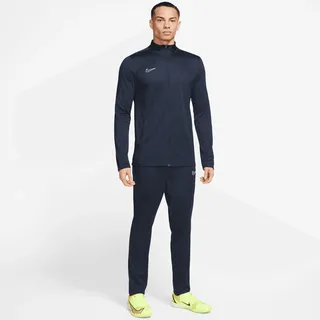 Trainingsanzug NIKE "Dri-FIT Academy Men's Soccer Track Suit" Gr. S, blau (obsidian, obsidian, white) Herren Sportanzüge Trainingsanzüge