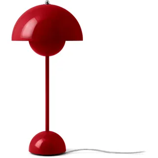 &Tradition - FlowerPot Tischleuchte VP3, zinnoberrot