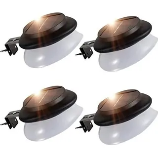 SMY Lighting Dachrinnen Solarleuchten, 9 LED 100LM Solarlampen Dachrinne für Außen IP55 Wasserdicht Zaunlicht Dekor Garten, Patio, Gehwege, Hof,