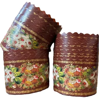 Osterbrot Backform Papier 10er Set Ø13,4cm – Hitzebeständige Einweg  Osterkuchen