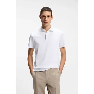BOSS Poloshirt Palosh mit tonalem Logo, slim fit weiß 5XL (60)