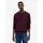 Pullover Rundhals lila Bordeaux XL