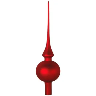 Krebs Glas Lauscha Rot matt Uni 1-tlg. 26cm