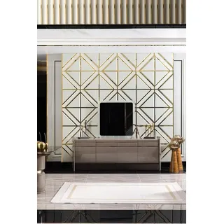 JV Möbel Sideboard 50 x 85 x 230 cm Beige