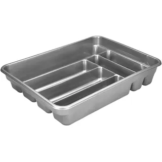ORYX Aufbewahrungsbox 40 x 30 x 7 cm 1-tlg. silber