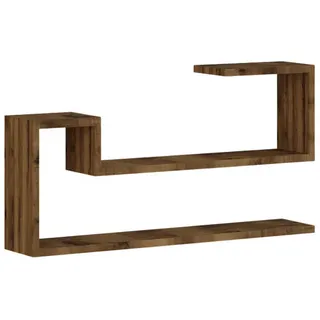 Livetastic Wandregal Ravi Wandregal, Nussbaum, Holzwerkstoff, Holzoptik, 90x41.2x17 cm, Küchen, Küchenmöbel, Küchenregale