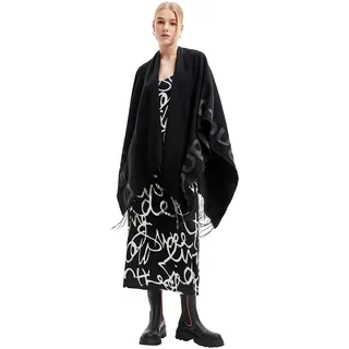 Desigual Damen Poncho_logo Paris PONCHO_LOGO PARIS - Einheitsgröße
