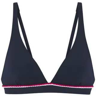 s.Oliver Bikini-Top Damen Blau 38 Cup A/B