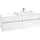 Waschbeckenunterschrank C02700DH 160 x 55 cm Glossy White