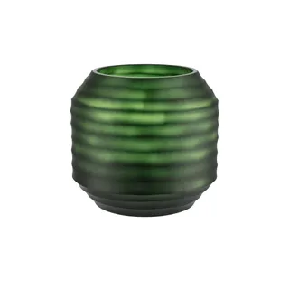 Peill+Putzler Vase , grün , Glas  , Maße (cm): H: 18,5  Ø: 20