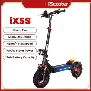 11 Zoll Elektroroller 150kg 48V15AH Offroad 11'' Klappbarer E-Scooter 65KM 1000W