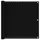90 x 500 cm Schwarz HDPE