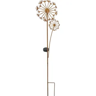 ABC home Gartenstecker Pusteblumen Kunststoff, Metall 114 cm H inkl. LEDs, Solarpanel, Lichtsensor
