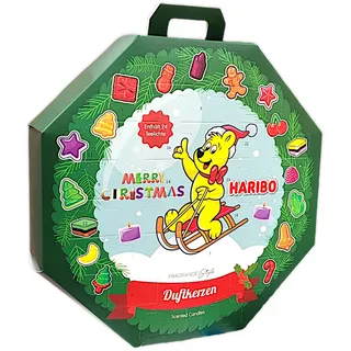 Haribo Adventskalender Duftkerze Teelichter 2024