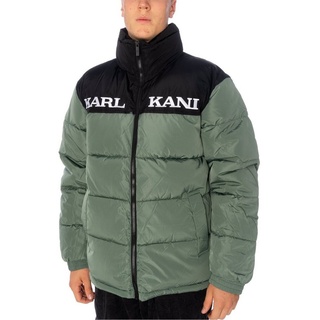 Karl Kani Winterjacke Karl Kani Retro Essential Puffer Jacke Herren Winterjacke dusty green (1-St) grün XXL