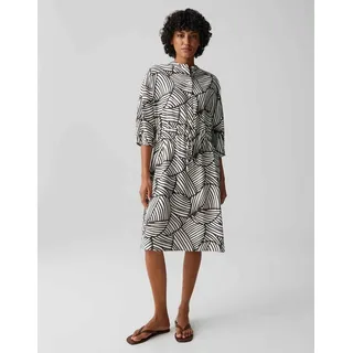 Opus Minikleid Braun/Weiß 34