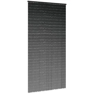 vidaXL Insekten-Türvorhang Dunkelgrau 100x220 cm Bambus