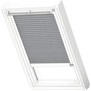 VELUX Plissee Grau 1282, PK08 1282KWL - 1282KWL, Farbe Schiene: