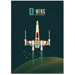 Komar Star Wars Poster  (Star Wars - Geeky X-Wing, B x H: 50 x 70 cm)