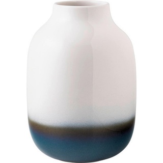 like.Villeroy & Boch Vase Lave Home, Blau, Weiß, Keramik, 15.5 cm, Dekoration, Vasen, Keramikvasen