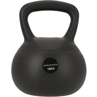 Endurance Kugelhantel Kettlebell 16 kg schwarz