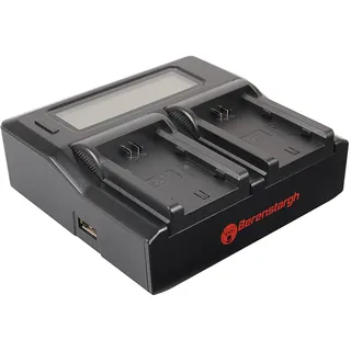 Berenstargh Dual LCD Ladegerät Fuji NP-W235