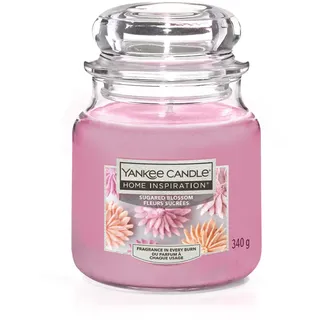 Yankee Candle Sugared Blossom Duftkerze 340 g rosa