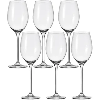 LEONARDO Cheers Weißweinglas Kristallglas 0,4 l 6 St.