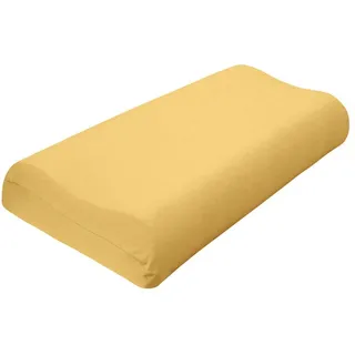 Traumschlaf Universal Bezug für Nackenstützkissen L-XL, Höhe 11-14 cm | weizen - gelb