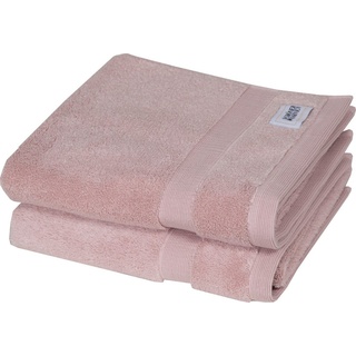 SCHÖNER WOHNEN-Kollektion Handtücher Cuddly, Frotteevelours (2-St), schnell trocknende Airtouch-Qualität rosa 50 cm x 100 cm