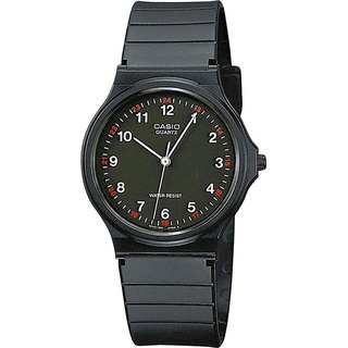 Casio, Armbanduhr, MQ24-7B2, Schwarz, (Analoguhr, 34 mm)