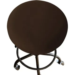 Famanu Stuhlhussen Set - Runde, braune Krukovertzüge - Hohe Elastizität - Durchmesser 25-35 cm - Braun