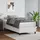 Boxspringbettgestell Weiß 80x200 Kunstleder