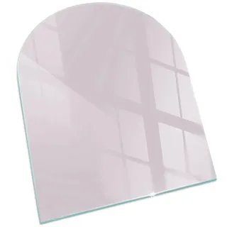 Tulup Glasplatte Funkenschutzplatte 80 x 70 x 0,4 cm Lila