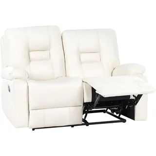 Beliani Sofa manuell verstellbar 2-Sitzer Bergen