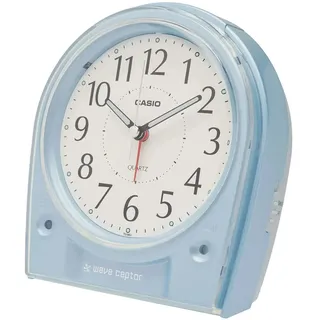Japan NEU CASIO Wave Ceptor Wecker weiß hellblau TQ-580J-2JF