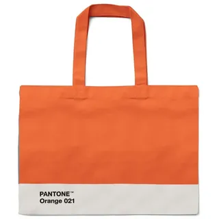 Pantone Strandtasche Baumwolle Orange