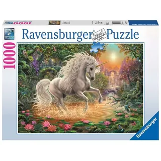 Ravensburger Puzzle 19793 - Mystisches Einhorn - 1000 Teile, Grey