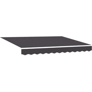 vidaXL Markisenersatzstoff 235 x 195 cm anthrazit