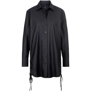 Madeleine Hemdbluse Oversized schwarz 34