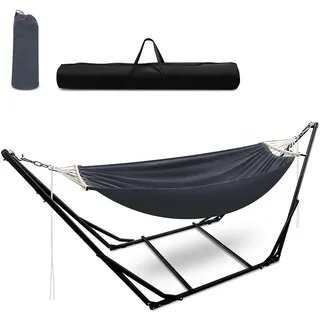 Randaco Hängematte Mit Gestell Belastbarkeit 150kg Outdoor Terrassenmöbel Faltbar Hängemattengestell Für Garten & Terrasse