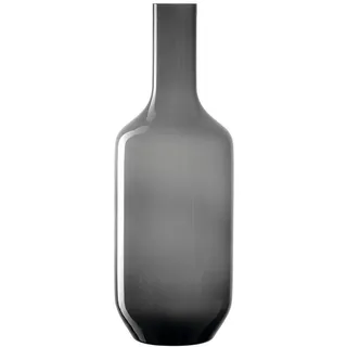 LEONARDO Bodenvase Dekovase MILANO, handgefertigt (1 St), aus Glas, in Flaschenform grau Ø 14 cm x 39 cm