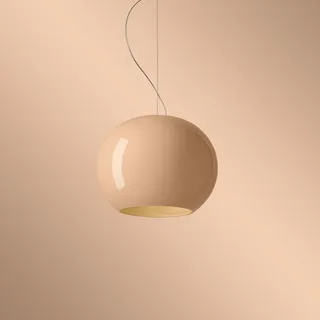 Pendelleuchte Foscarini, Buds 3, dimmbar, Beige, für Wohnzimmer, Glas, Design - 23