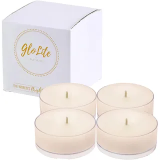 PartyLite GloLite Maulbeerduft, Noten von herber schwarzer Johannisbeere, süßer Brombeere, saftiger Maulbeere und Granatapfel, großes Teelichter-Set, 11 Stunden Brenndauer, World's Brightest Candle